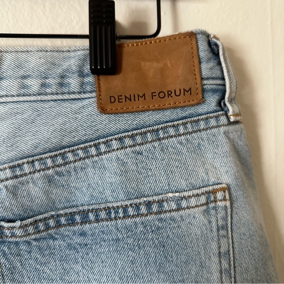 Aritzia Denim Forum The Yoko Hi-Rise Mid-Thigh Denim Short - Sz 31 - Picture 6 of 12